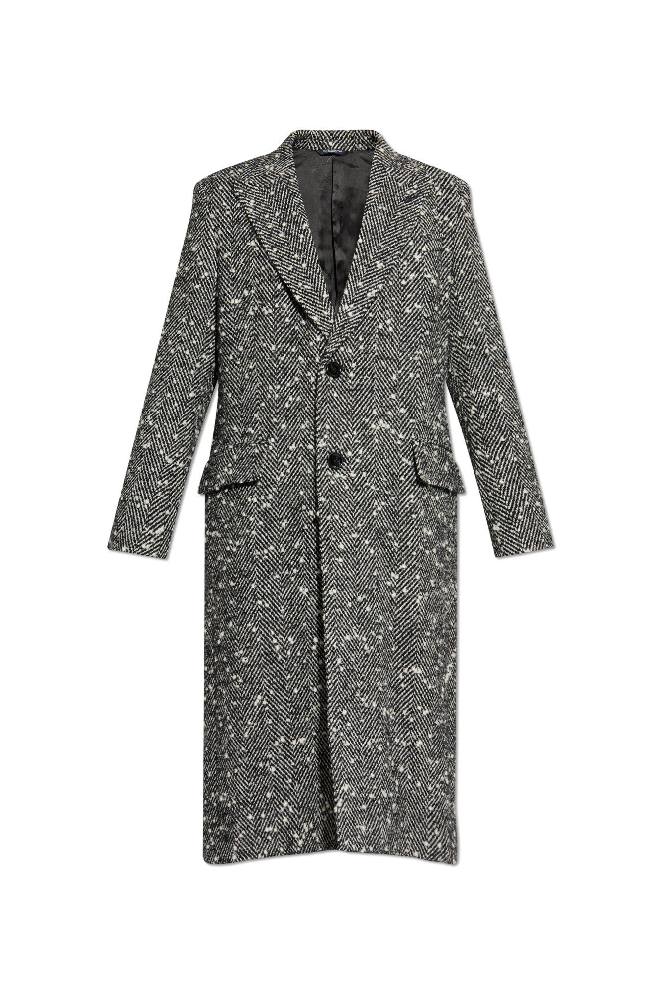 Dolce & Gabbana Herringbone patterned coat | Men's | Vitkac